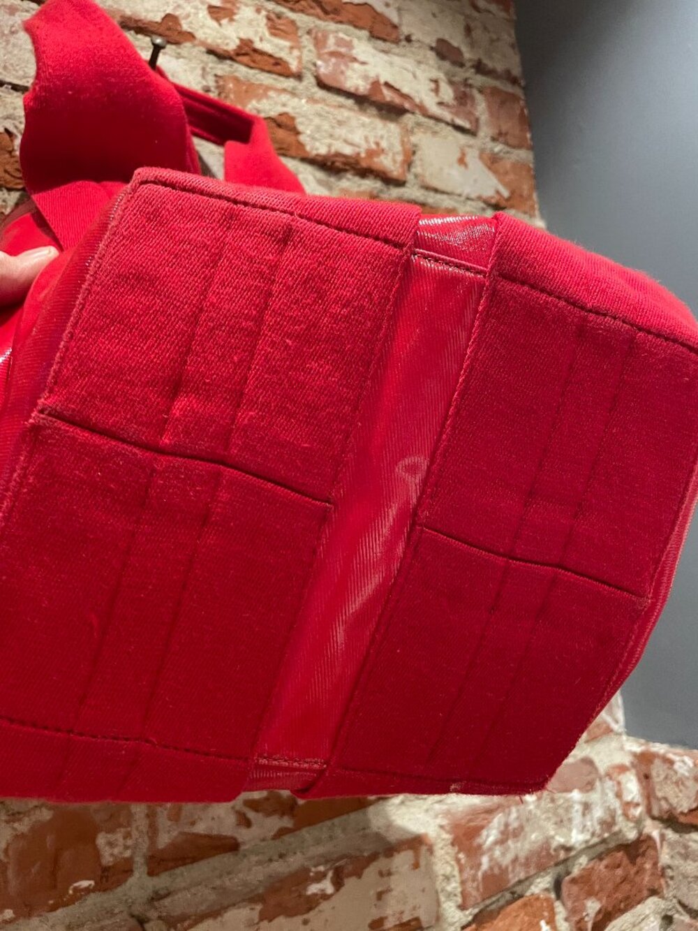 Fire Engine RED Rebecca Minkoff Versatile Tote - Picture 2 of 5